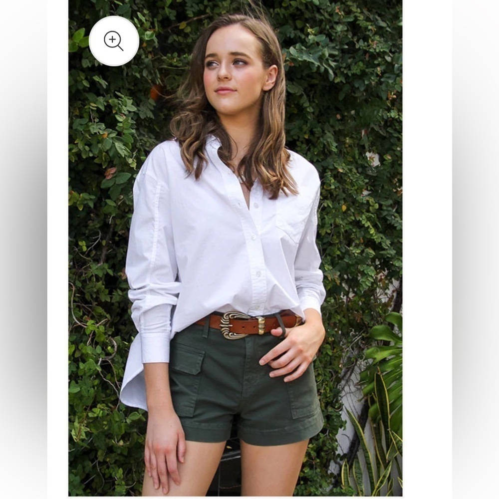Veronica Beard Keiko White 100% Cotton button down Top 🤍 XS Sold Out! - Picture 7 of 16